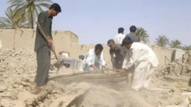 ماشکیل میں تباہ ہونے والے بیشتر مکانات کچے تھے