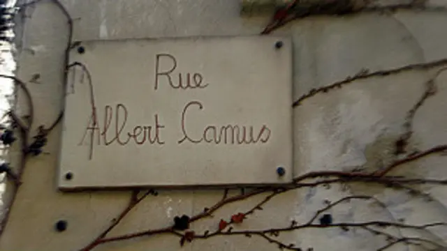 تابلو کوچه آلبرکامو در لورماران 