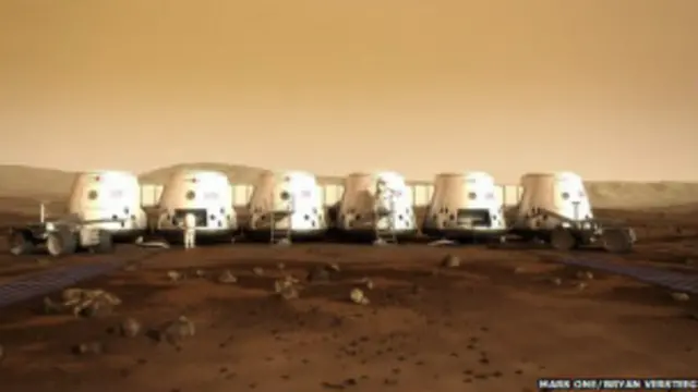 Марсианский поселок