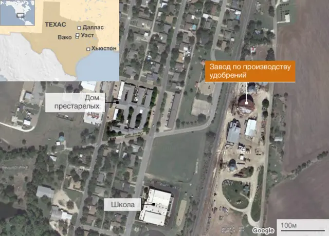 Карта местности