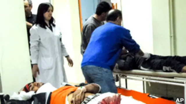 Раненые мигранты