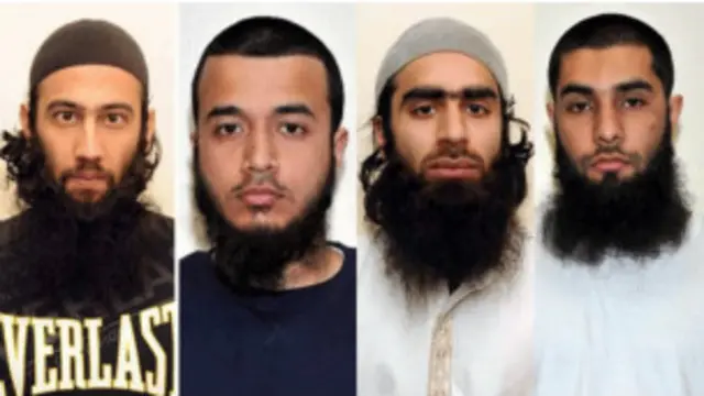 ألقي القبض على الأربعة في أبريل/نيسان 2012. 