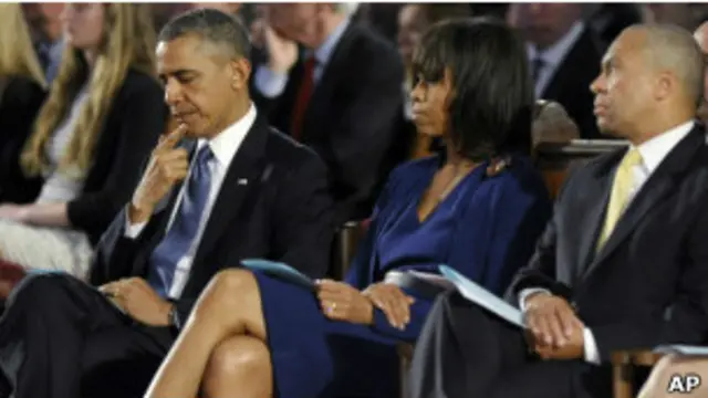 Barack Obama em Boston | Foto: AP