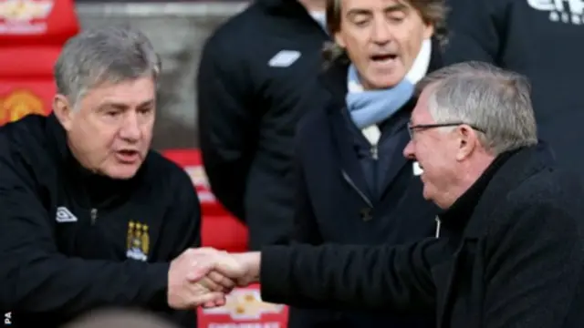 brian kidd, roberto mancini, alex ferguson