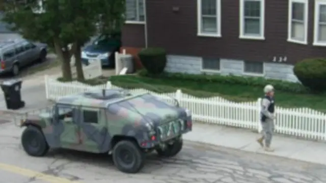 گارد ملی آمریکا در بوستون به کمک پلیس شتافته است