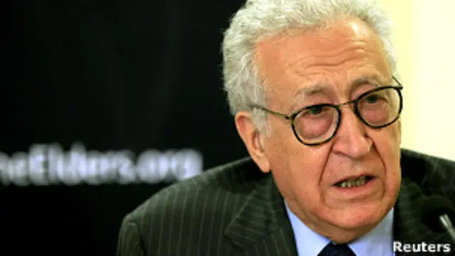 احضر ابراهیمی، نماینده سازمان ملل و اتحادیه عرب برای حل بحران سوریه