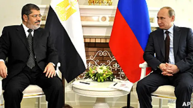 رفض بوتين ومرسي التدخل الخارجي في الأزمة السورية
