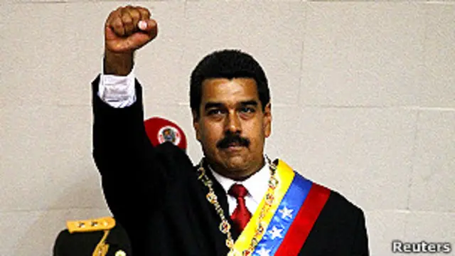  O recém-empossado presidente Nicolás Maduro (Reuters)