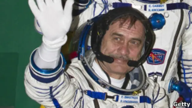 El cosmonauta ruso Pável Vinográdov