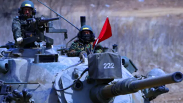 المناورات العسكرية الامريكية الكورية الجنوبية المشتركة اغضبت الشمال