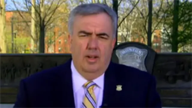 بوسٹن کے پولیس کمشنر امریکی چینل سی بی ایس کے پروگرام ’فیس دی نیشن‘ میں بات کر رہے تھے