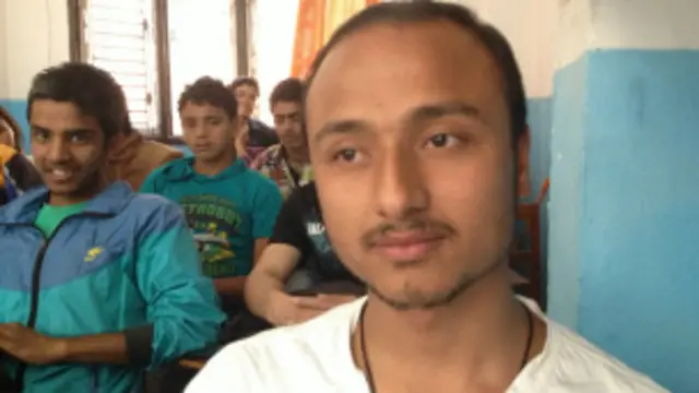 राजू श्रेष्ठा, चीनी भाषा के छात्र