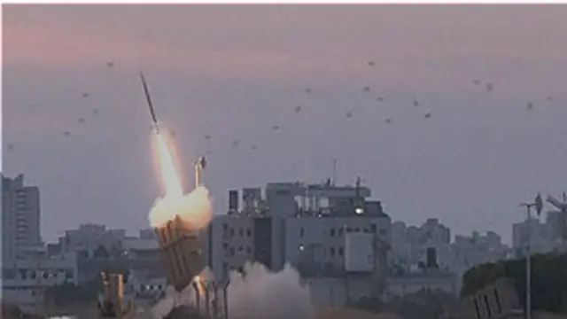 سپر دفاعی موشکی اسرائیل، موسوم به "گنبد آهنین" در حیفا مستقر شده است