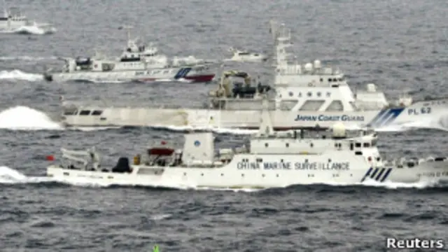 နှစ်နိုင်ငံ စလုံးက သင်္ဘောတွေ အဲဒီ နယ်မြေကို ရောက်ရှိ နေတဲ့ အချိန်မှာ ဂျပန်က သတိပေး လိုက်တာ ဖြစ်