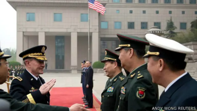 Tổng tư lệnh quân đội Hoa Kỳ Martin Dempsey đi thăm Trung Quốc hôm 23/04