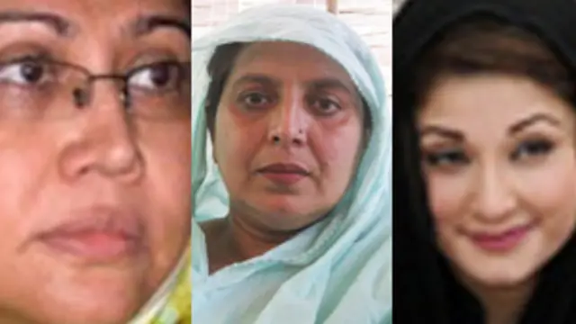 पाकिस्तान में 11 मई को होने वाले आम चुनावों में चार बहनों के अलावा दो सौतनें भी अपने चुनाव अभियान में जुटी हुई हैं.