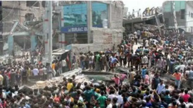 Dhaka building collapse 