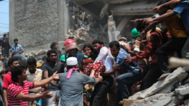 بنگلہ دیش منہدم عمارت