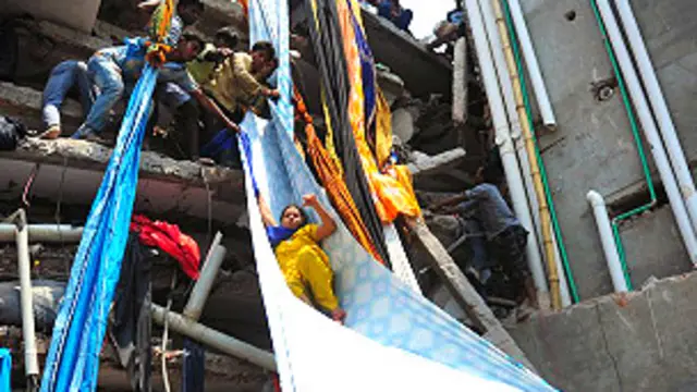 Derrumbe en Bangladesh