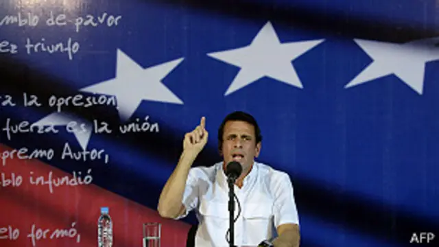 henrique capriles, líder opositor venezolano