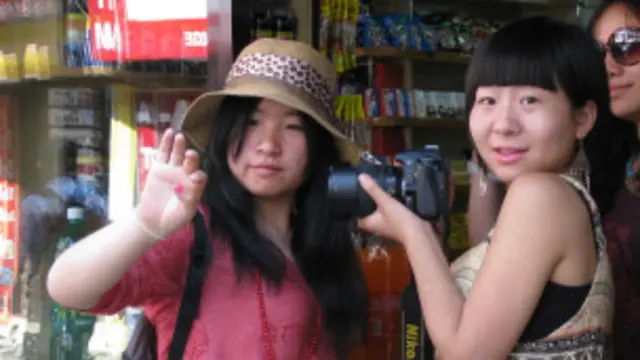 नेपाल में चीनी पर्यटक