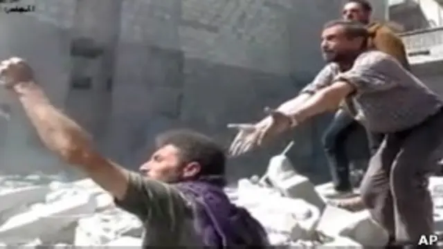 Ataque de las fuerzas sirias