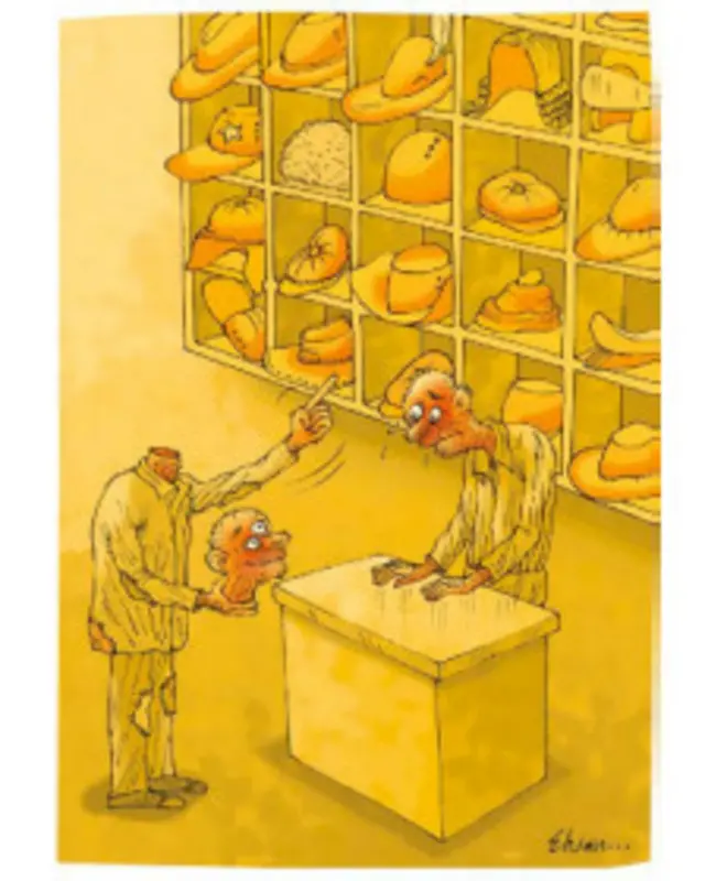 کارتون روز؛ احسان گنجی، شرق