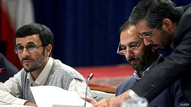 احمدی نژاد و باقری لنکرانی