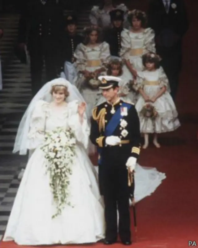 Свадьба Дианы и Чарльза