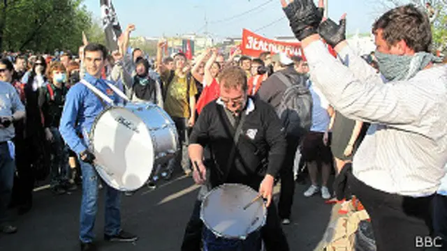 Во время "массовых беспорядков" на Болотной