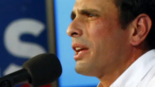 Henrique Capriles, líder de la oposición de Venezuela