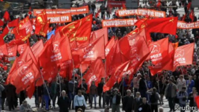 روز جهانی کارگر در مسکو