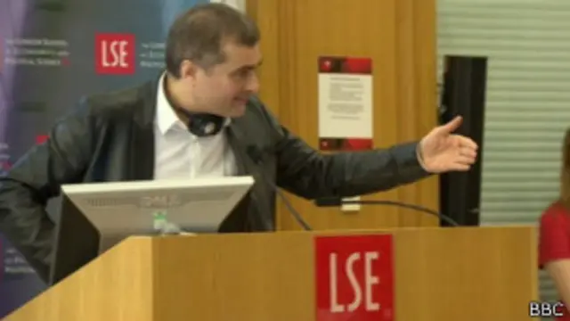 Владислав Сурков в Лондонской школе экономики