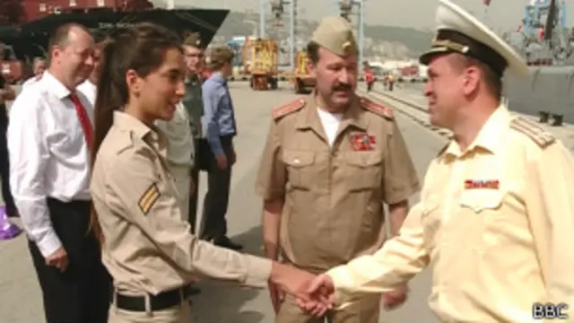 Корабль "Азов" в порту Хайфы