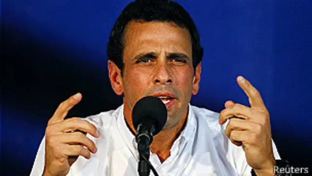 Henrique Capriles líder opositor venezolano