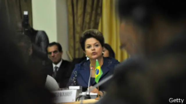 Dilma Rousseff, presidenta de Brasil