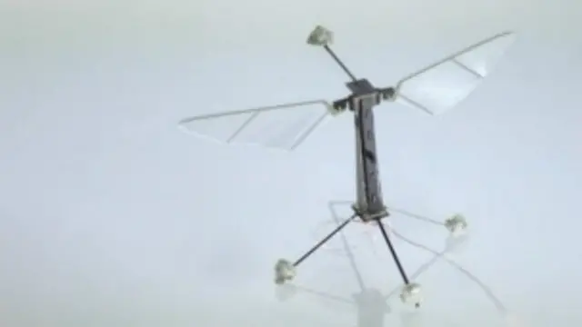 Robô voador (crédito: Universidade de Harvard)