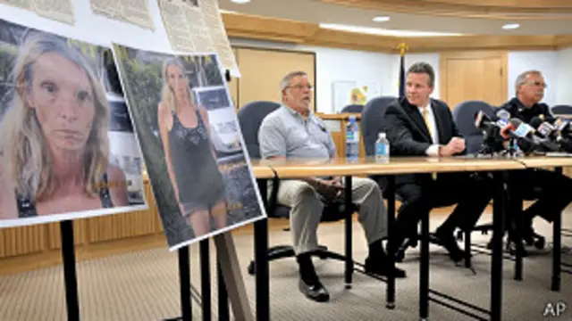 El exesposo de Brenda Heist (izq.)