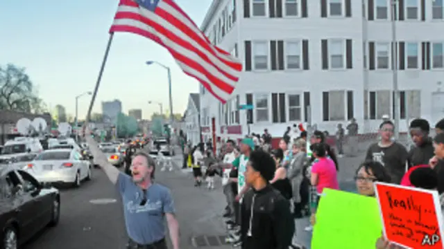 Протесты в Бостоне 