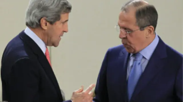 جان کيري او لاوروف 