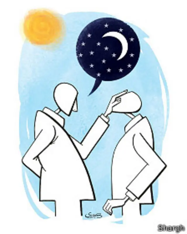 کارتون هادی حیدری، شرق 