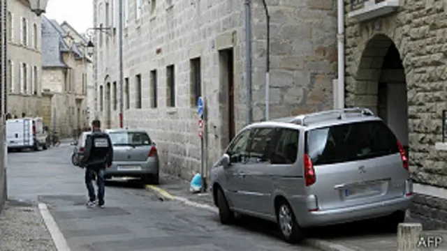 Una calle de Brive-la-Gaillarde, donde ocurrieron dos de los arrestos. 