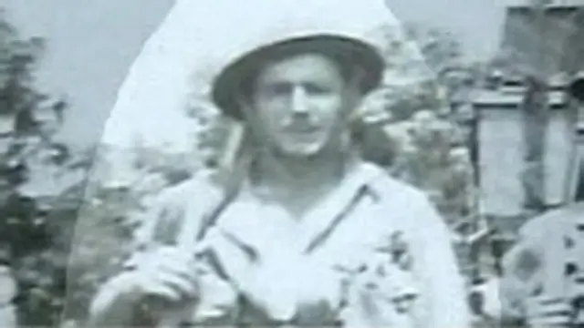 Soldado irlandés en la Segunda Guerra Mundial