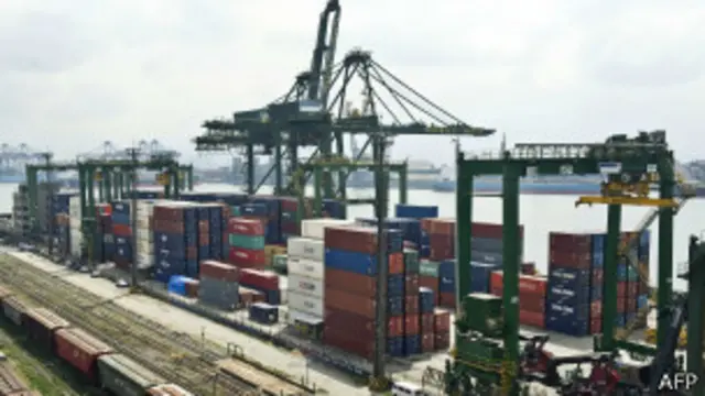 Porto de Santos (foto: AFP)