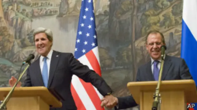 وزیران خارجه روسیه و آمریکا