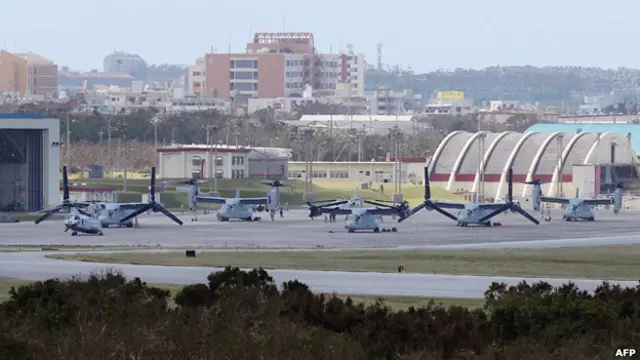 Pulau Okinawa kini masih menjadi basis angkatan udara Amerika Serikat.