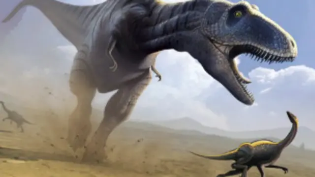 माना जाता है कि एक अरब साल पहले लार्क क्वैरी में डायनासौरों की भगदड़ हुई थी