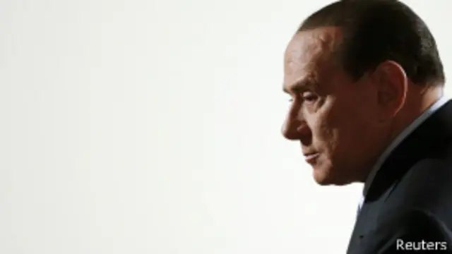 Silvio Berlusconi, político italiano