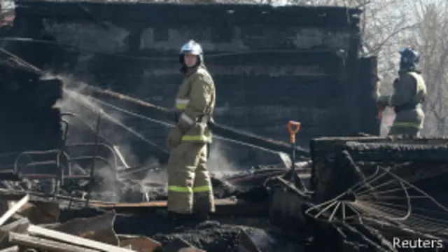 Пожар в Подмосковье