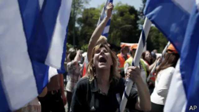 Протесты в Греции